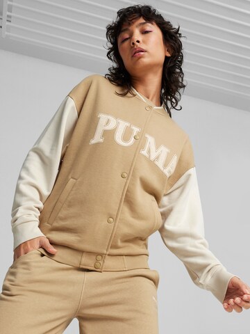 PUMA Between-Season Jacket in Brown: front