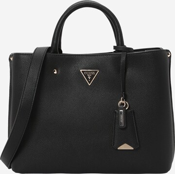 Borsa a mano 'Meridian' di GUESS in nero: frontale