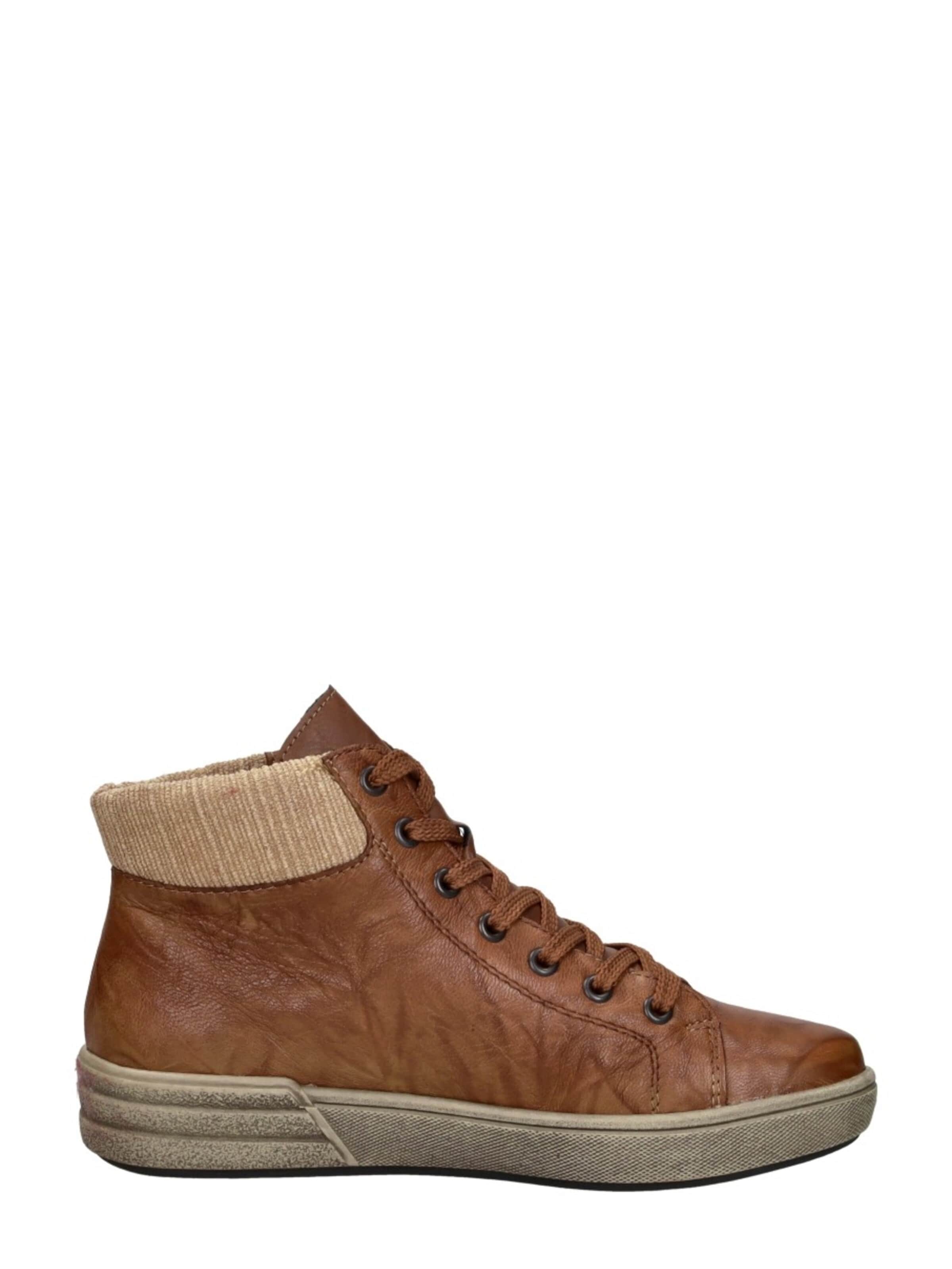 Bottines à lacets 'Veterschoenen Hoog' Rieker en marron