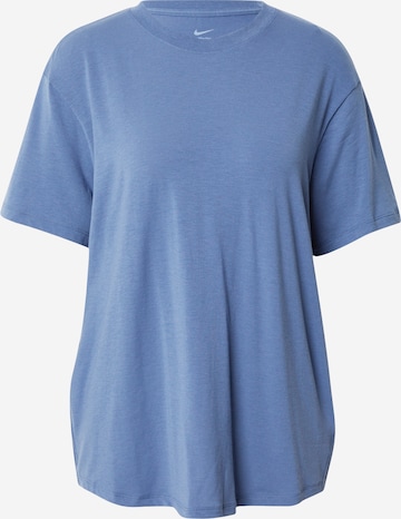 T-shirt fonctionnel 'ONE' NIKE en bleu : devant