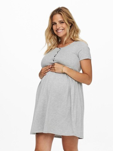 Robe Only Maternity en gris : devant