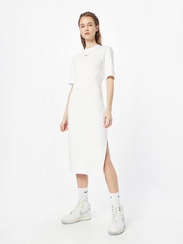Nike Sportswear Dress in White: front