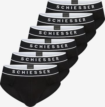 SCHIESSER Slip '95/5 Organic Cotton' in Zwart: voorkant
