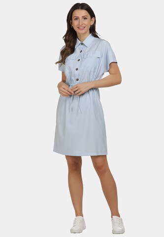 usha BLUE LABEL Shirt Dress in Blue