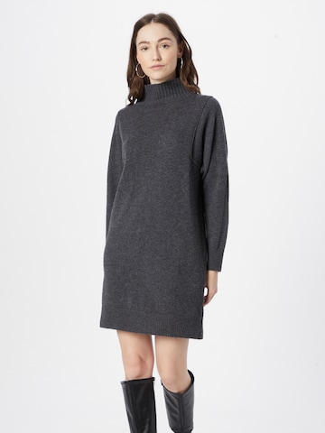 Sisley - Vestido de malha em cinzento: frente