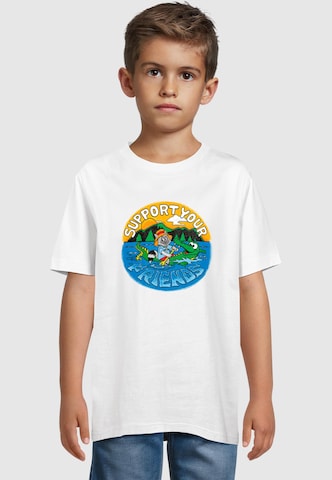 MARKET Shirt 'Support Your Friends' in White: front