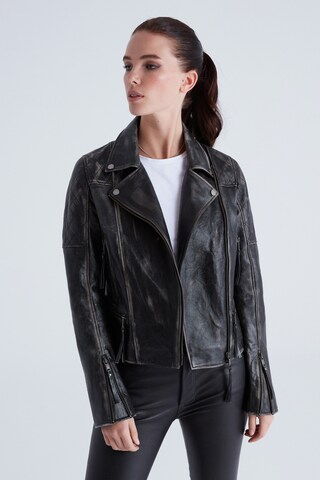 Bigardini Lederjacke 'SONYA' in Schwarz