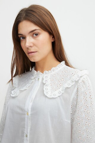 PULZ Jeans Blouse 'Olivia' in White