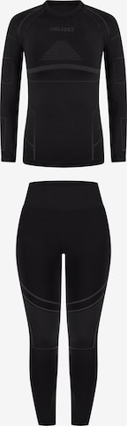 T-shirt Smilodox en noir : devant