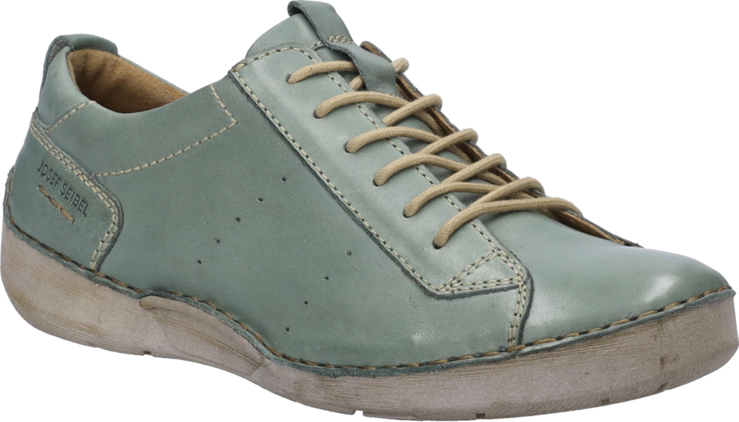 JOSEF SEIBEL Lace-Up Shoes in Green: front