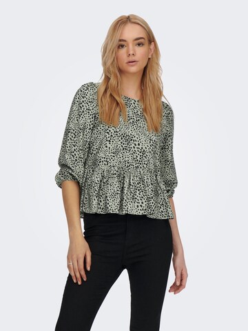 Camicia da donna 'Sandy' di ONLY in verde: frontale