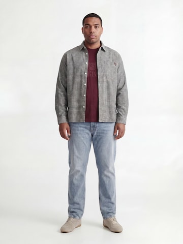 T-Shirt 'JORFREDERIKSBERG' Jack & Jones Plus en marron
