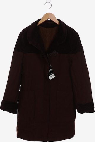 Elegance Paris Mantel M in Braun: Vorderseite