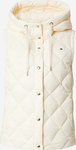 Gilet TOMMY HILFIGER en beige : devant