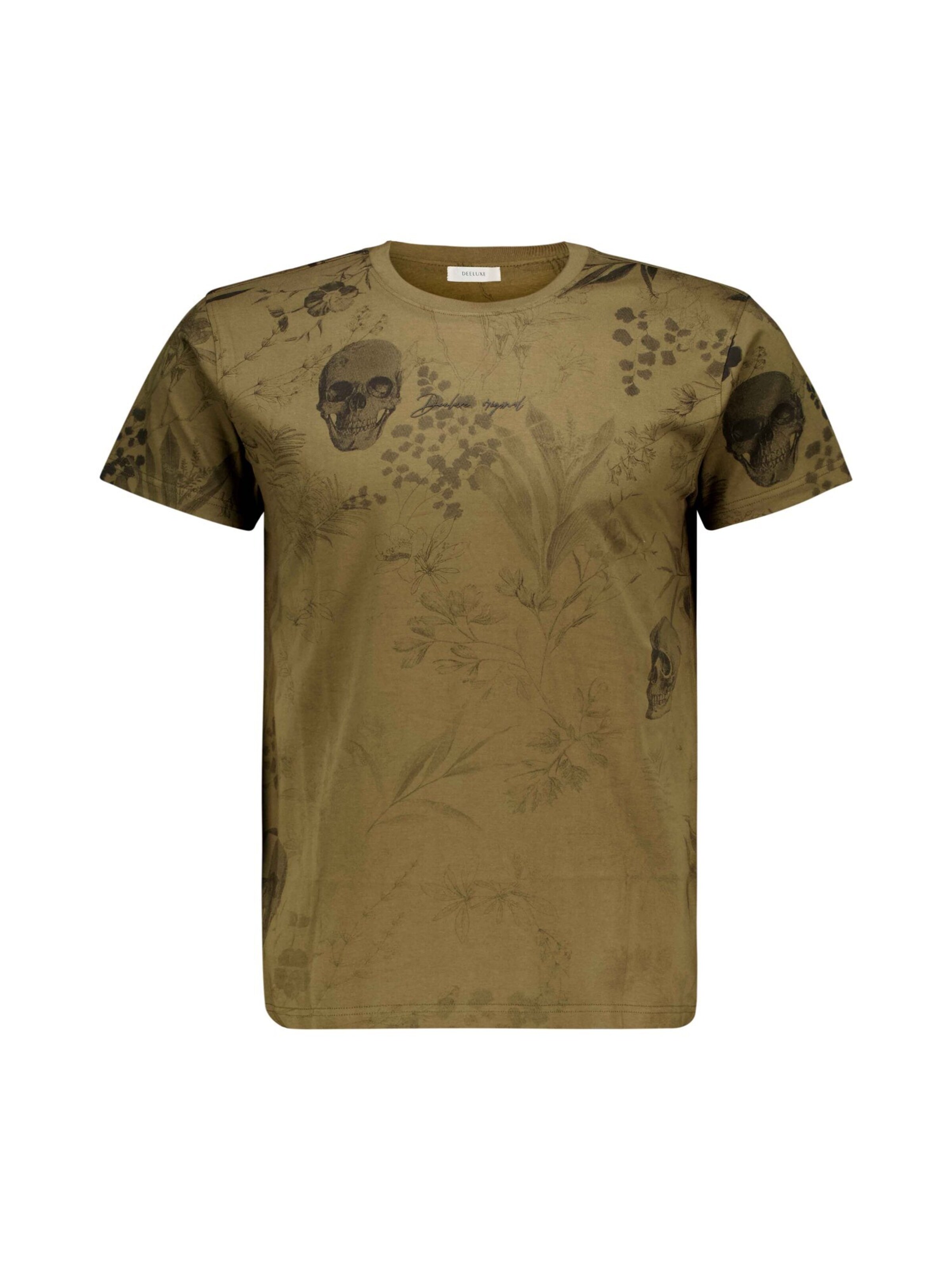 T-Shirt 'BOTANICAL' Deeluxe en vert : devant