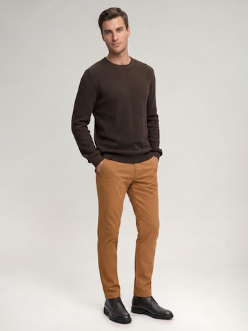 JOOP! Jeans Regular Chinohose in Braun
