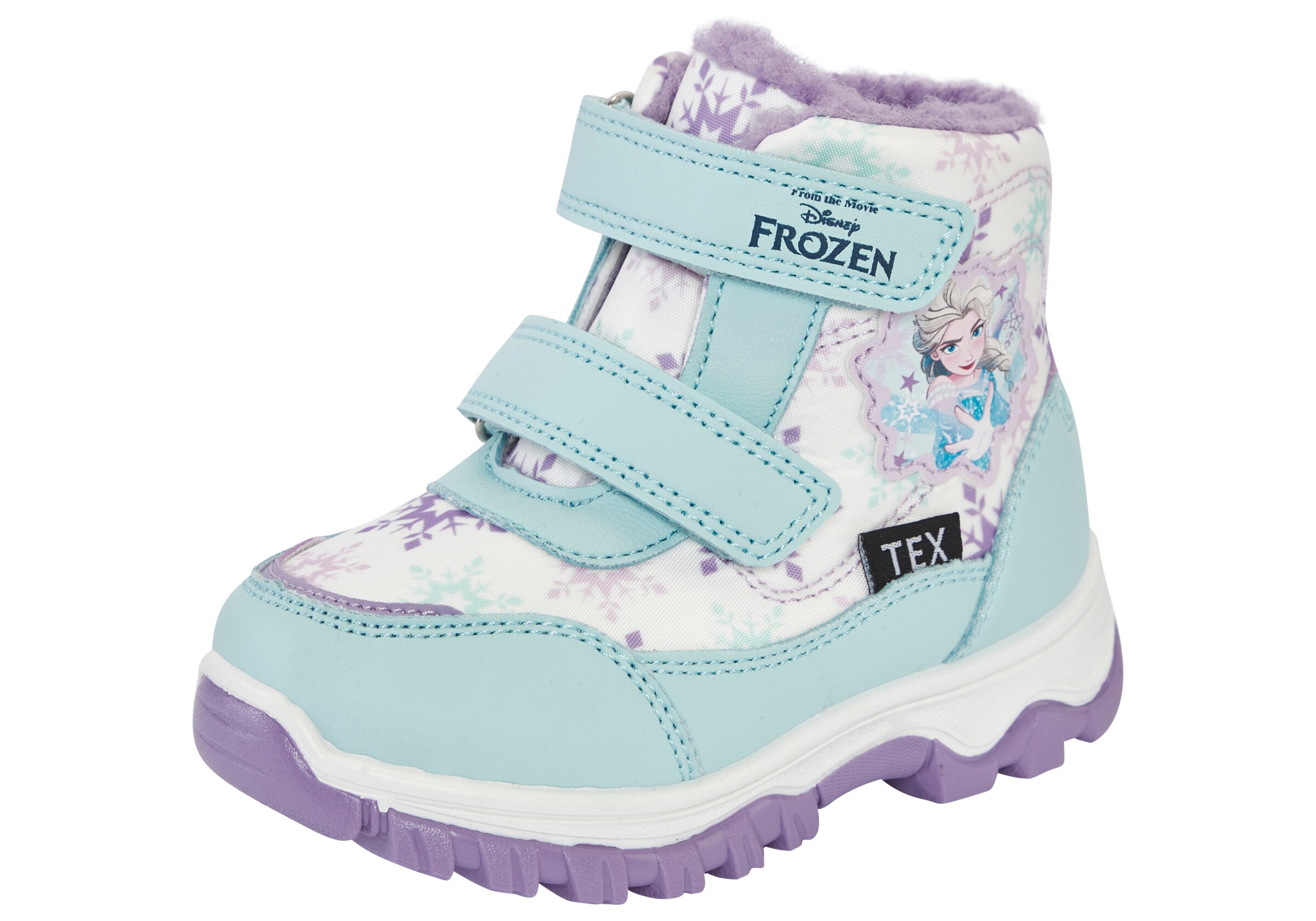 DISNEY Snowboots in 25 in hellblau / lavendel / helllila / weiß, Produktansicht