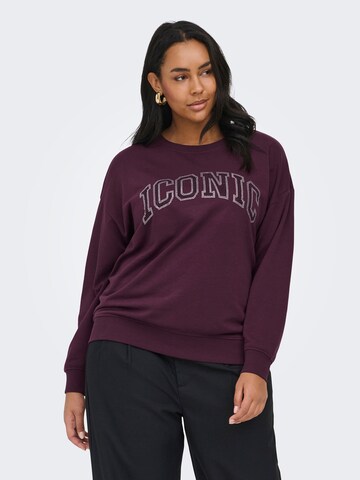 ONLY Carmakoma Majica 'CARRIRI' | rdeča barva: sprednja stran