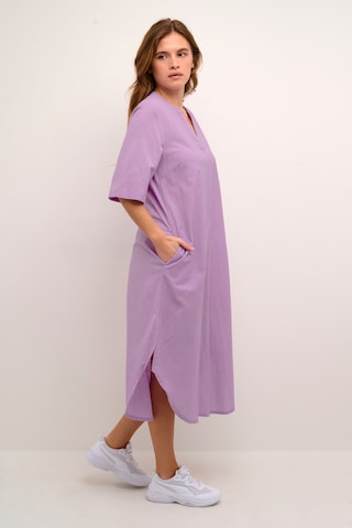 Kaffe Shirt Dress 'Majse' in Purple