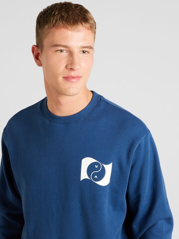 RVCA Sweatshirt 'BALANCE BANNER' in Blue