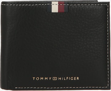 TOMMY HILFIGER Wallet in Black: front