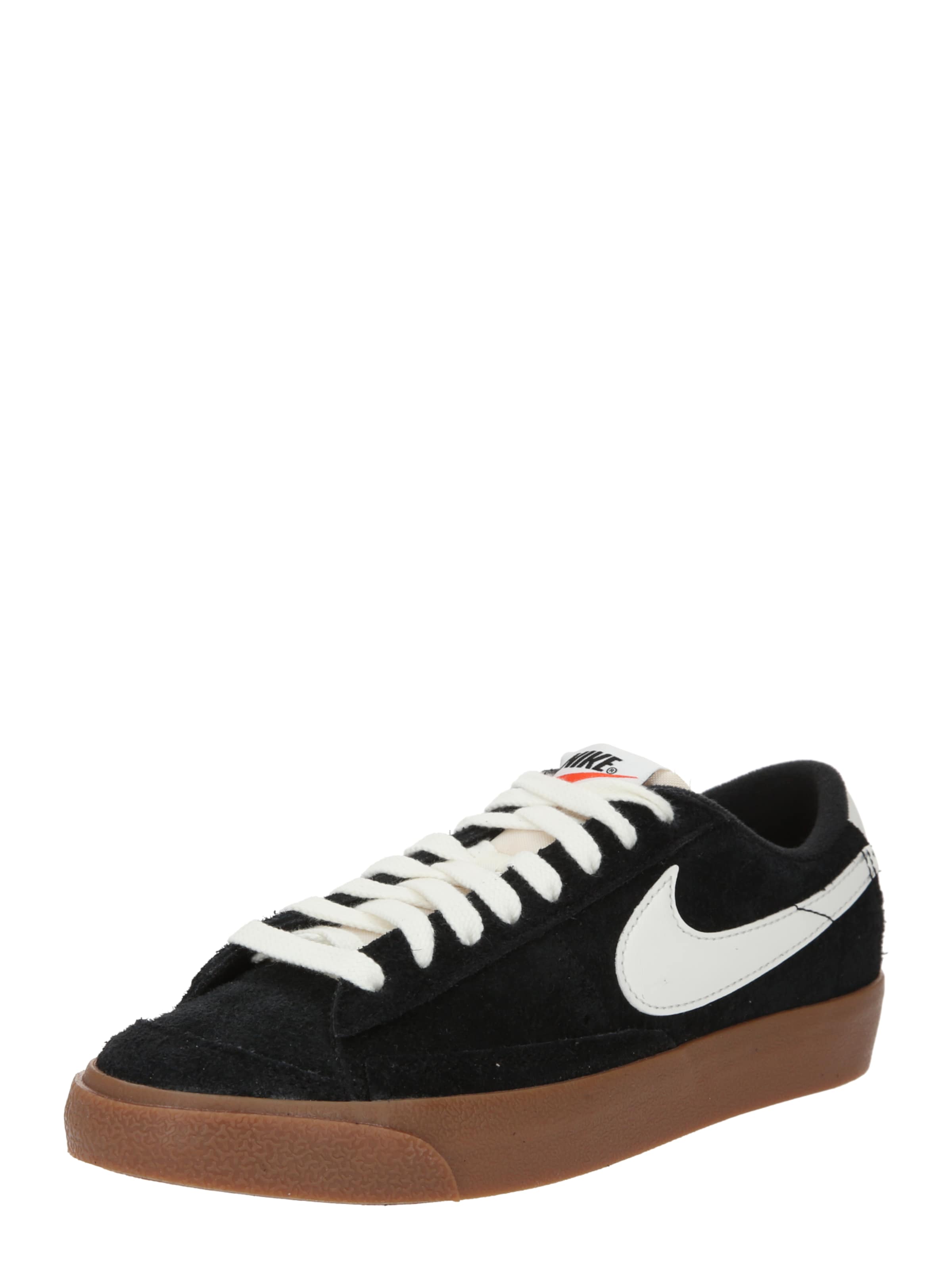 Nike Sportswear Rövid szárú sportcipők 'Blazer ´77 Vintage' - fekete: elől