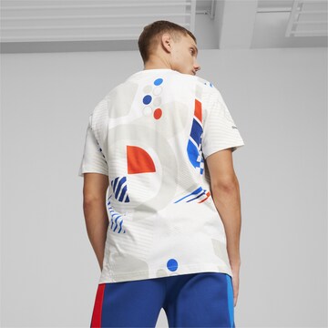 T-Shirt fonctionnel 'BMW M Motorsport AOP' PUMA en blanc