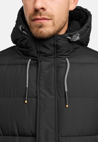 INDICODE JEANS Winter coat 'INKenter' in Black