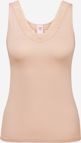 CALIDA Onderhemd in Beige: voorkant
