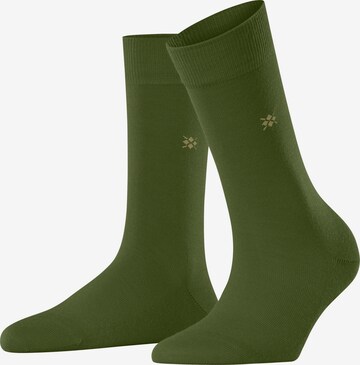 BURLINGTON Socks 'Bloomsbury' in Green: front