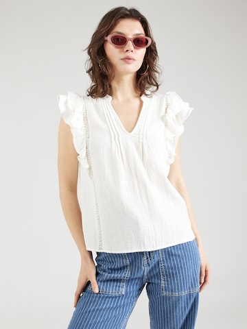 VILA Blouse 'TOVAN' in Wit: voorkant