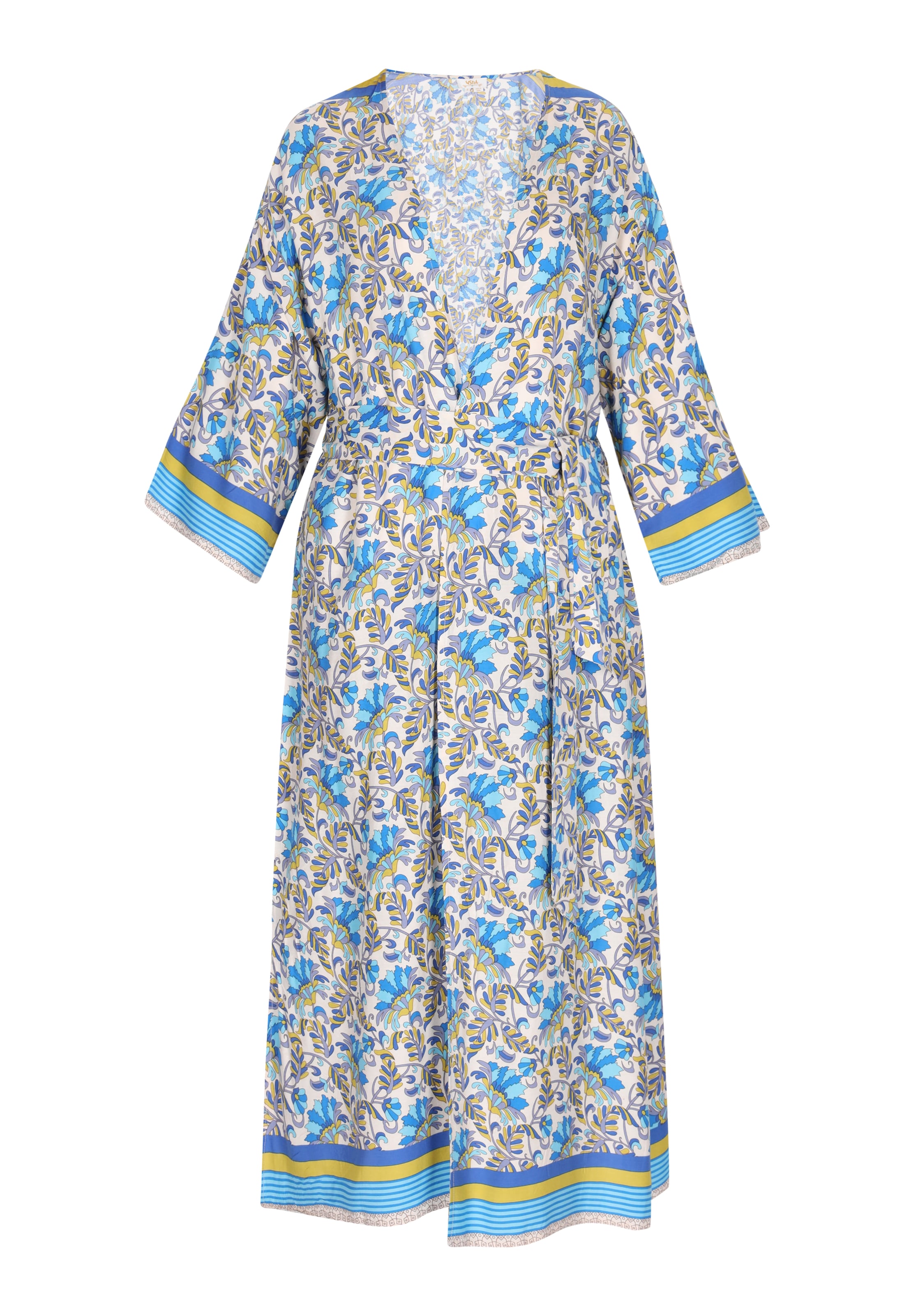 usha FESTIVAL Kimono i blå: forside