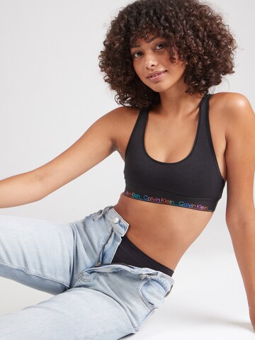 Bustino Reggiseno di Calvin Klein Underwear in nero: frontale
