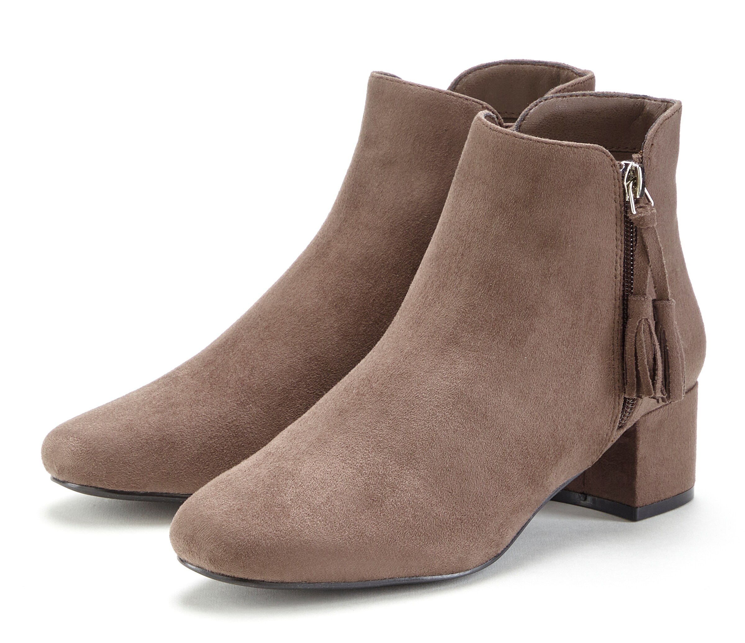 LASCANA Ankle boots σε καφέ