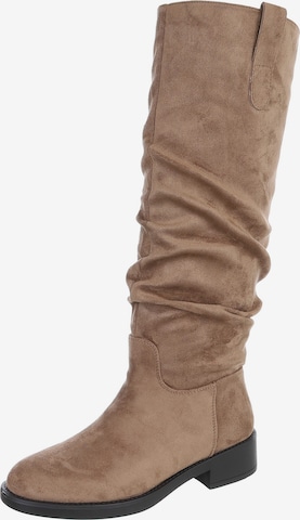 Ital-Design Boots in Brown: front