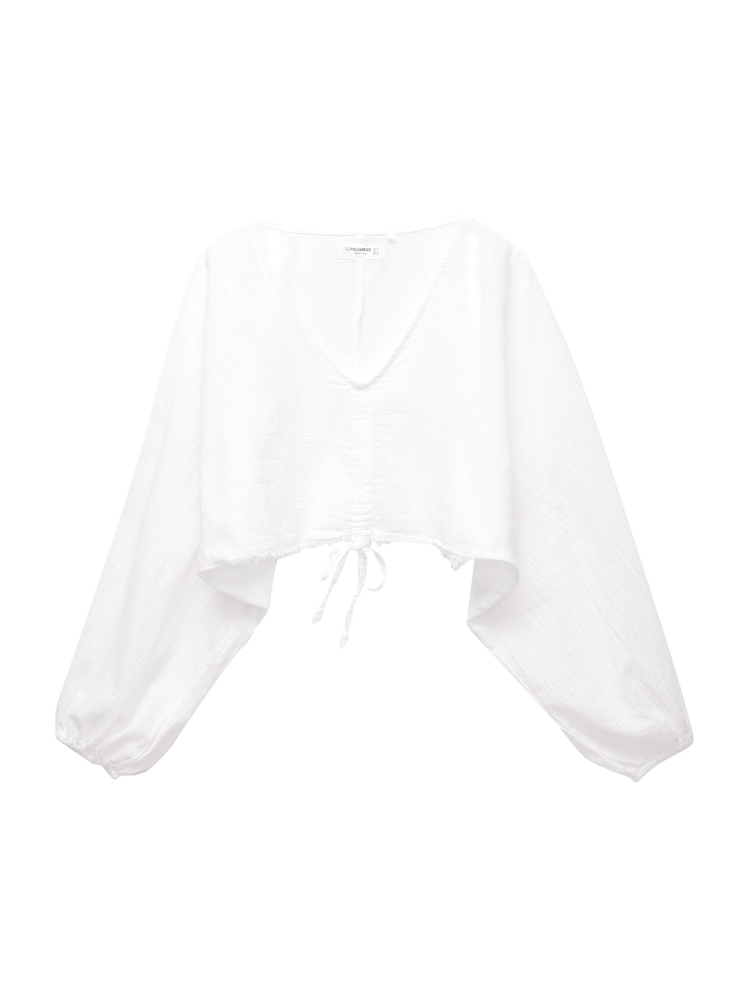 Pull&Bear Blus i vit: framsida