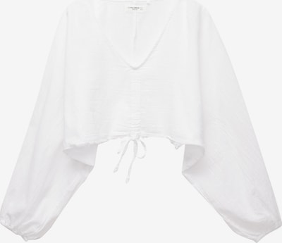 Pull&Bear Pusero värissä valkoinen, Tuotenäkymä