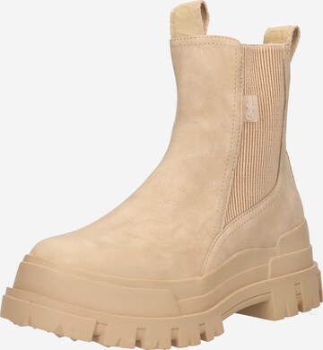 BUFFALO Chelsea Boots 'ASPHA CHELSEA MID' in Beige: front