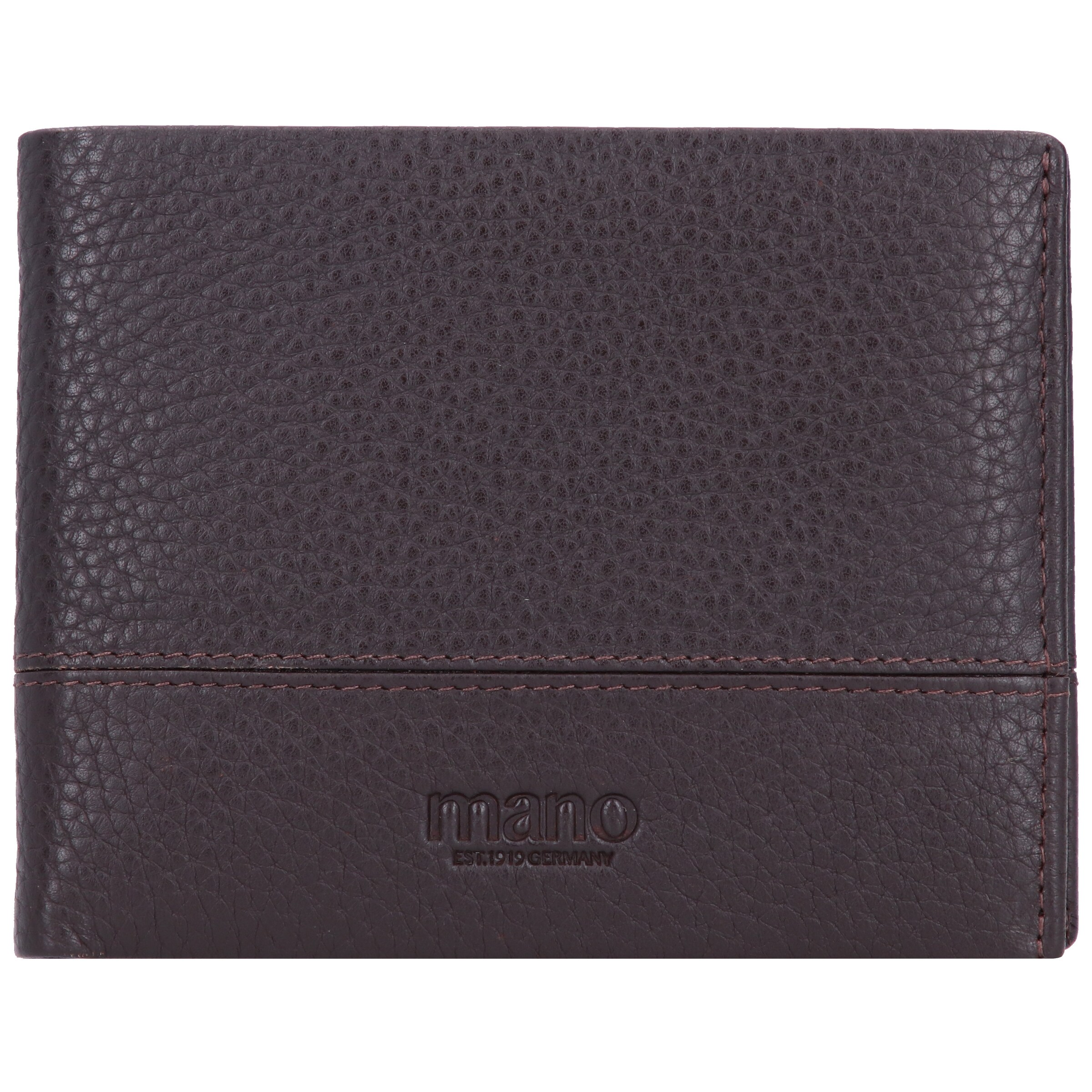 mano Wallet 'Don Tommas' in Brown: front