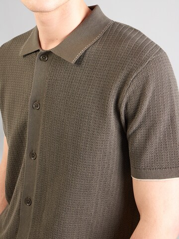 Regular fit Camicia 'Nalo' di NN07 in verde