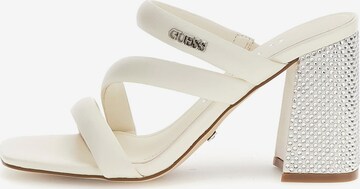 GUESS Mules 'Ganae' in Beige: front