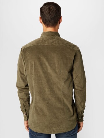 TOMMY HILFIGER - Ajuste regular Camisa en verde