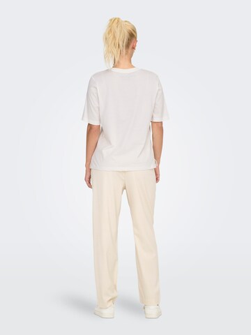 ONLY - Camisa 'ONLROLLING STONES' em branco