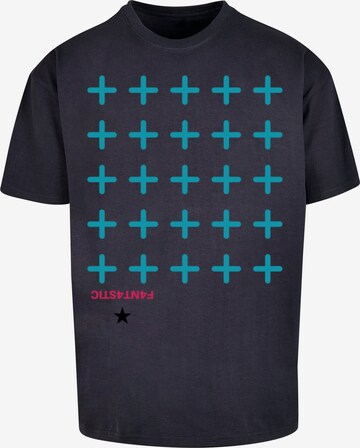 F4NT4STIC Shirt 'Kreuze Blau' in Blue: front