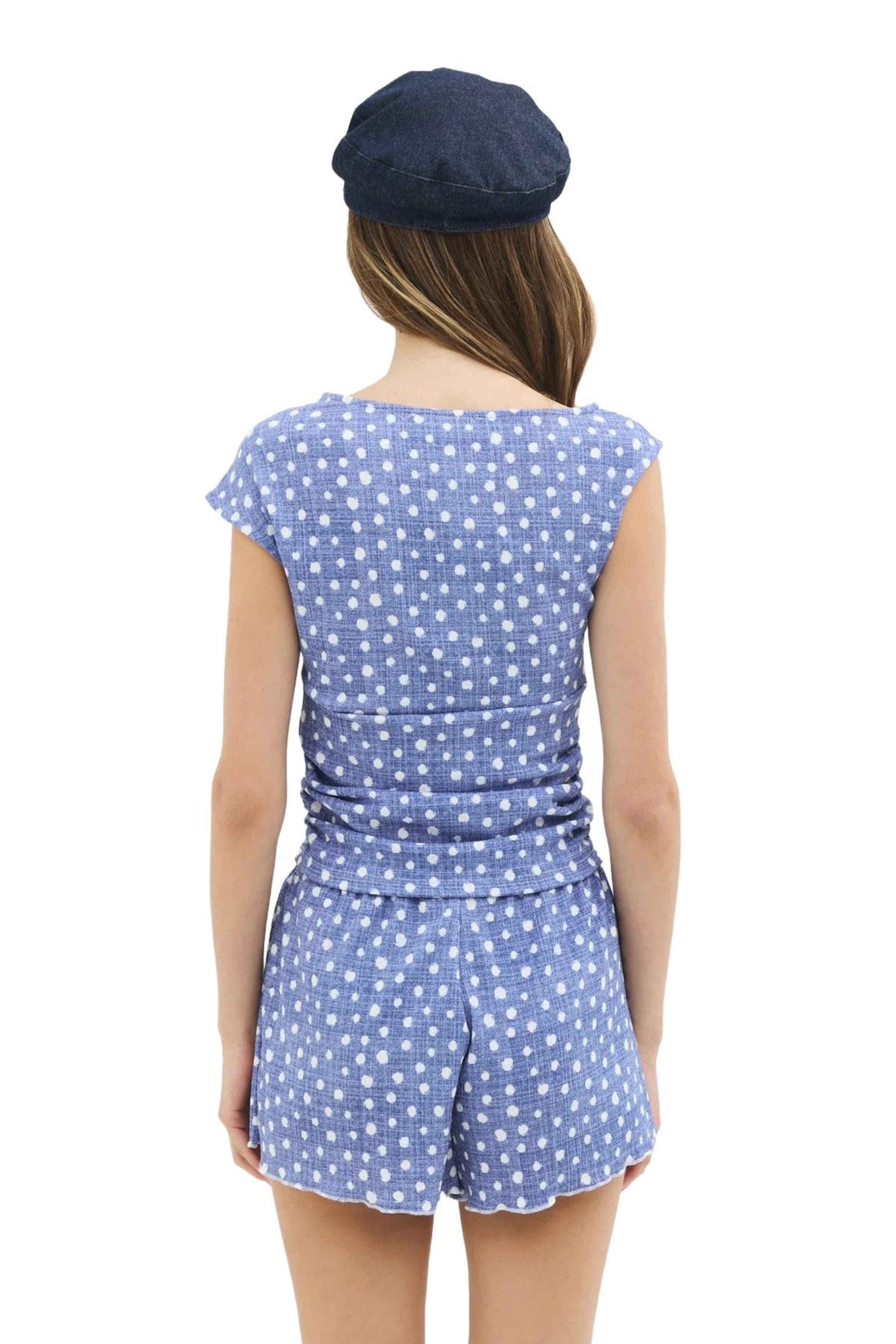 No Matter What Blouse in Blue