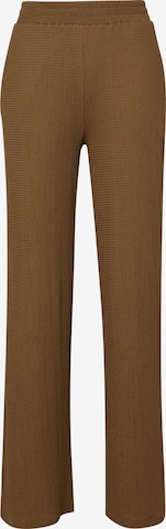 Wide Leg Pantalon s.Oliver en marron : devant
