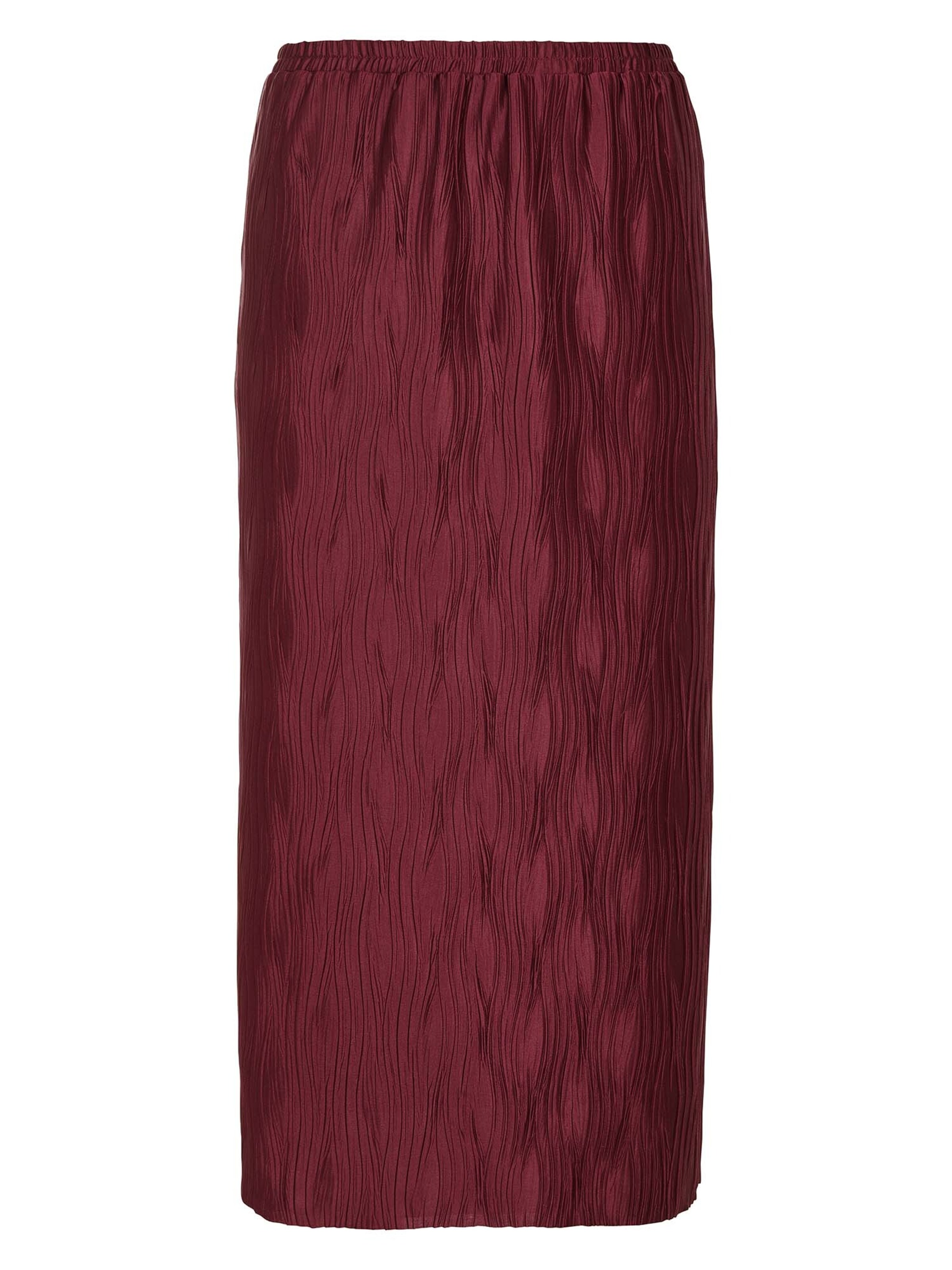 Jupe MADELEINE en rouge : devant