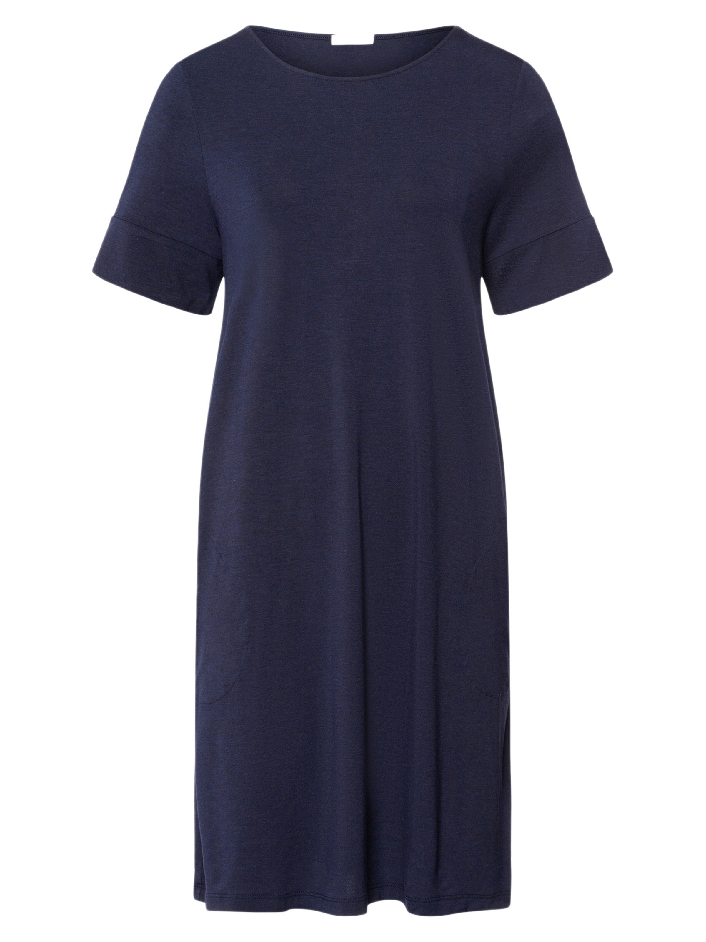 Hanro Nightgown 'Natural Elegance' in Blue: front