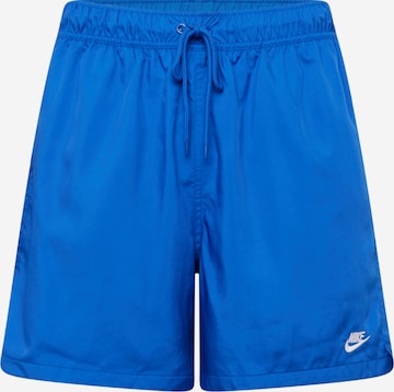 Pantalon 'CLUB' Nike Sportswear en bleu : devant