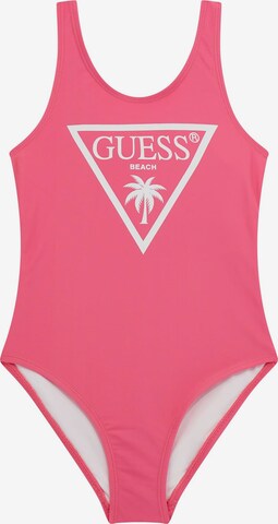 GUESS Swimsuit in Pink: front